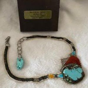 turquois beaded necklace
